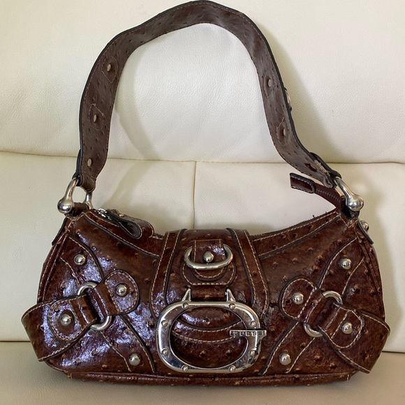 Guess Handbags - GUESS Faux Ostrich Bag